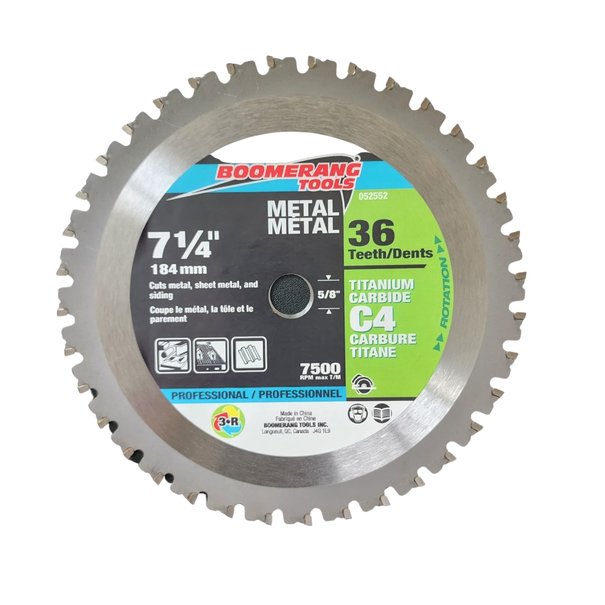 LAME SCIE CIRCULAIRE METAL LAMES SCIES RONDES Boomerang Tools